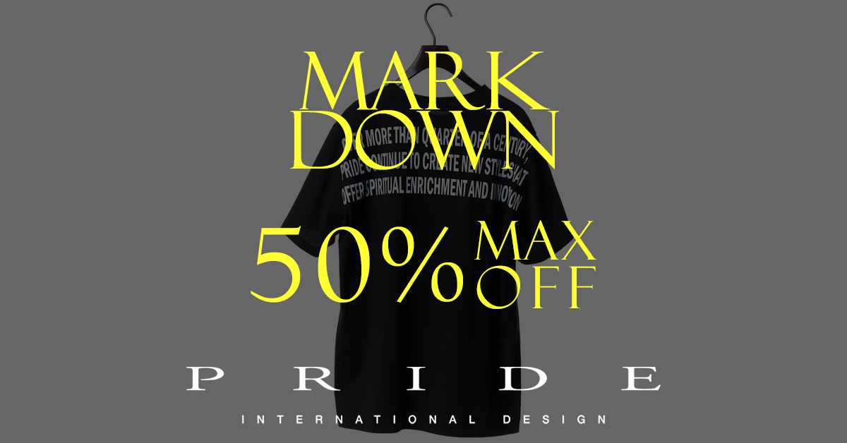 PRIDE MARKDOWN 2025SS