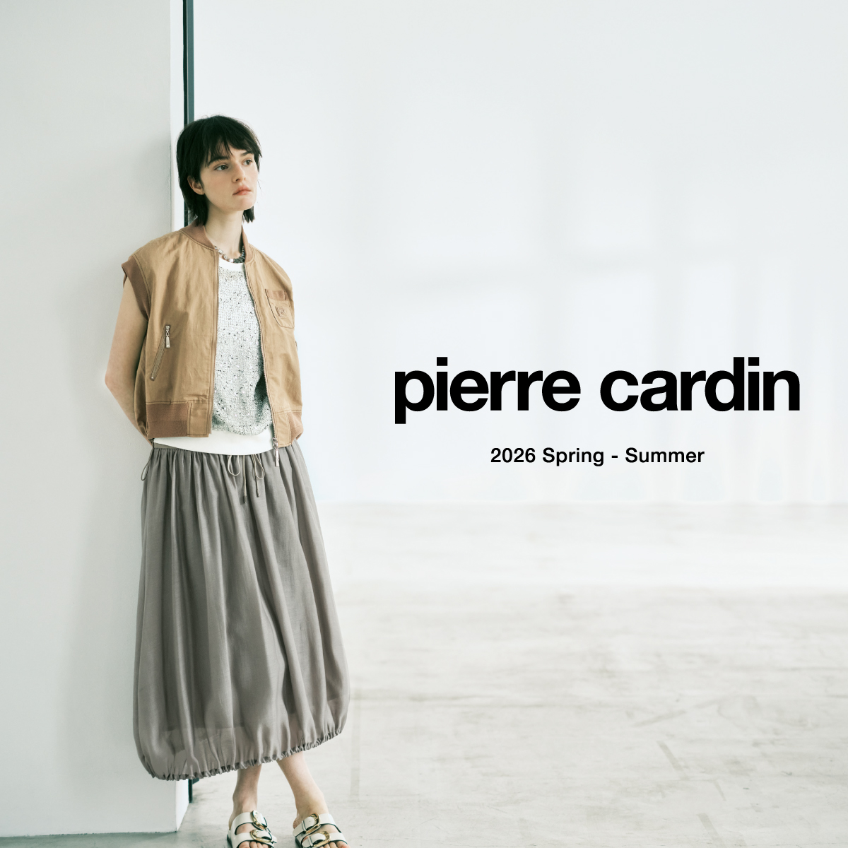 【希少】レディースXXL  pierre cardin　ロングカーディガン pierre cardin signe / ピエール・カルダン シーニュ （レディース